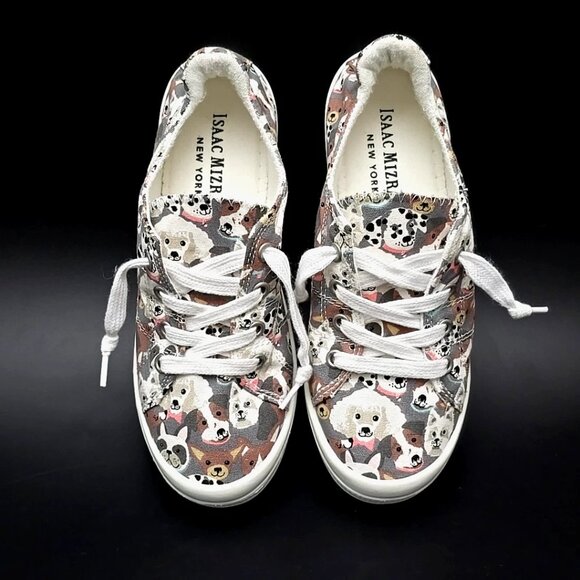 Isaac Mizrahi Ressa Multi Dogs Print Walking Slip on Sneaker Women's Size 6 M - Picture 9 of 12
